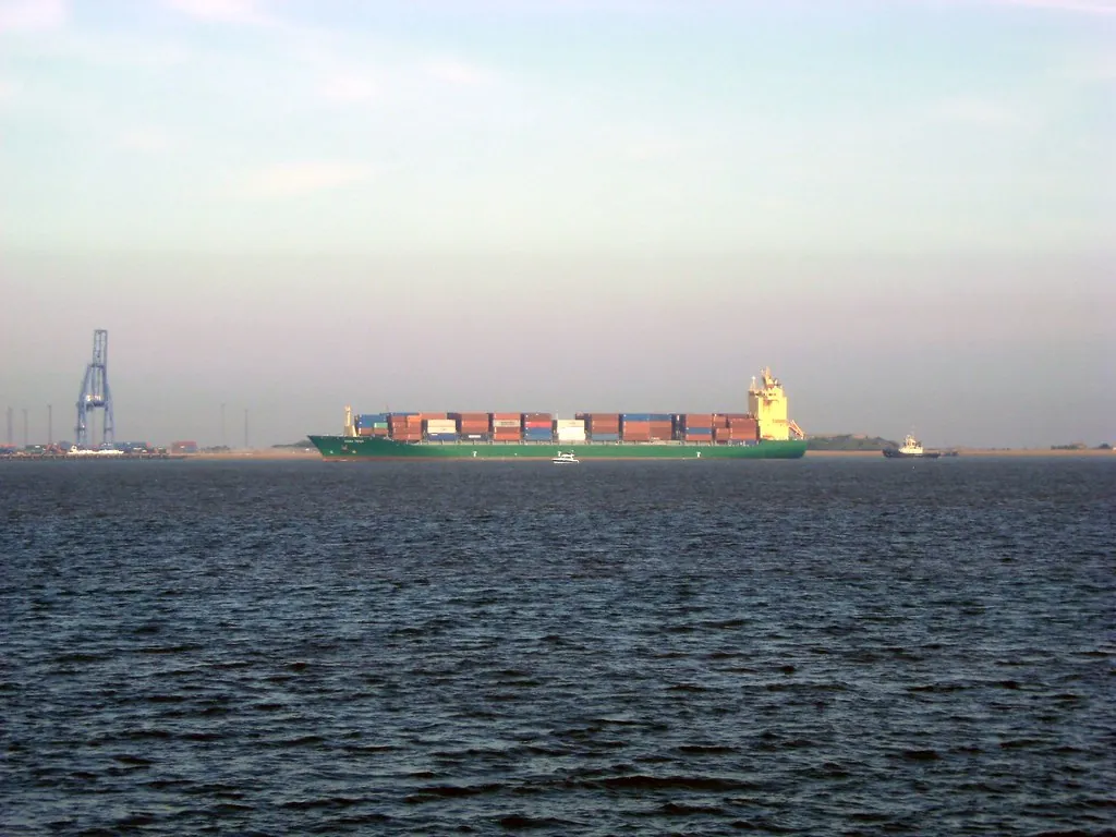 Ilustração de Armador — Container ship