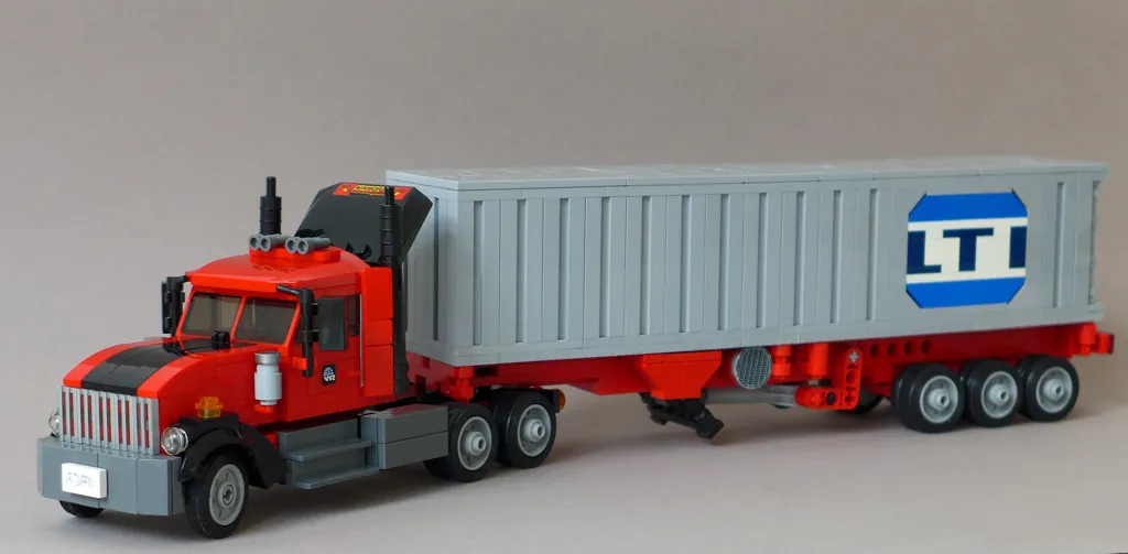 Ilustração de Demurrage — Container Truck (Container Yard project, build #2)