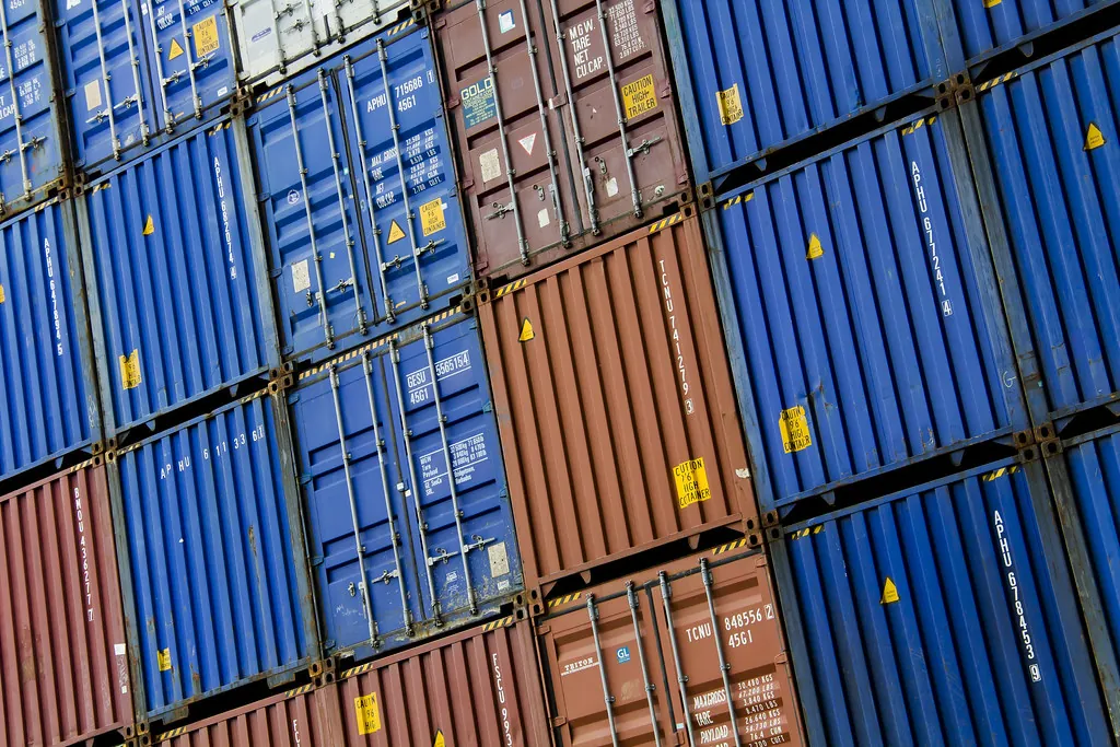 Ilustração de Free time — Containers, Port of Rotterdam
