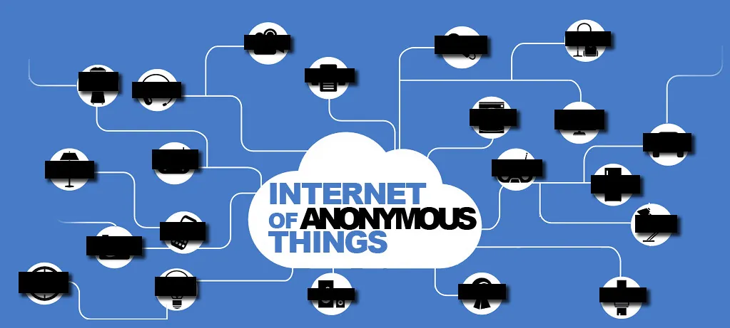 Ilustração de IoT — Internet of Anonymous Things