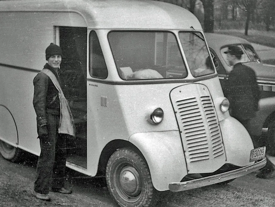Ilustração de OTIF — Laundry delivery truck: Worthington, Ohio 1939