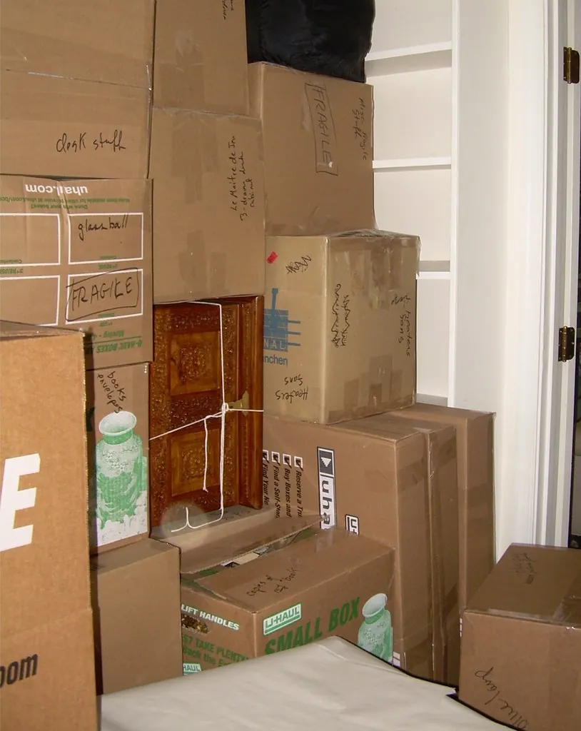 Ilustração de Packing — packing up