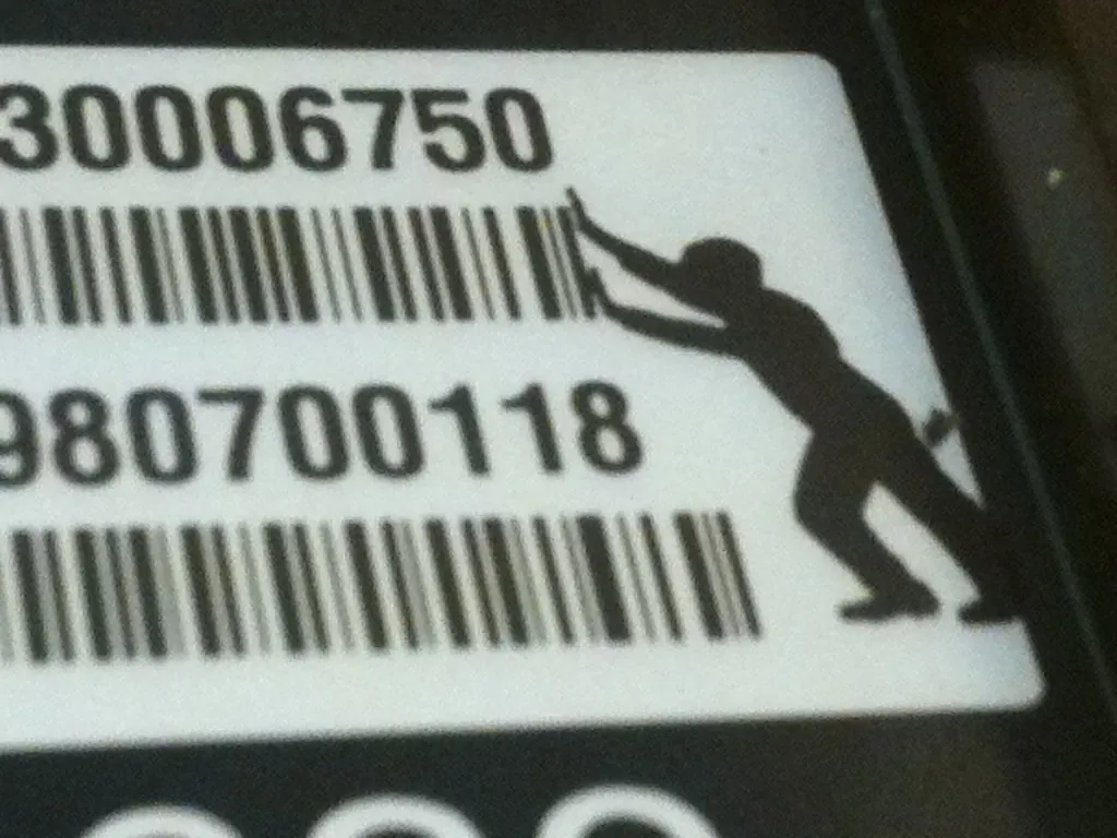 Ilustração de Rastreabilidade — INQ IMEI barcode label